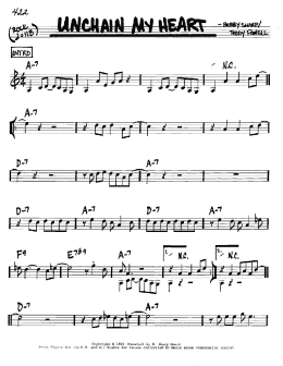 page one of Unchain My Heart (Real Book – Melody & Chords – C Instruments)