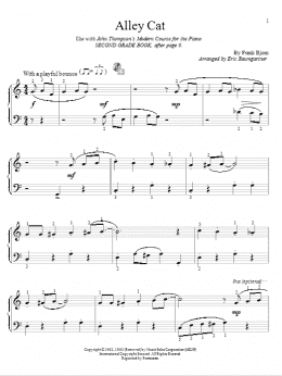page one of Alley Cat (Educational Piano)