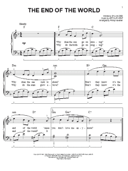 page one of The End Of The World (arr. Phillip Keveren) (Easy Piano)