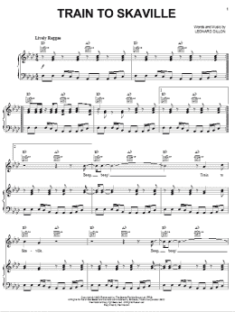 page one of Train To Skaville (Piano, Vocal & Guitar Chords (Right-Hand Melody))