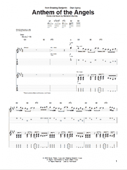 page one of Anthem Of The Angels (Guitar Tab)