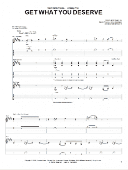 page one of Get What You Deserve (Guitar Tab)