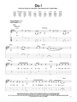 page one of Do I (Easy Guitar Tab)