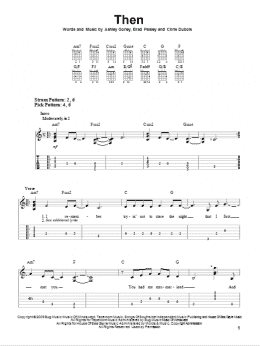 page one of Then (Easy Guitar Tab)