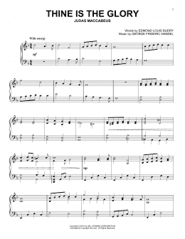 page one of Thine Is The Glory (Piano Solo)