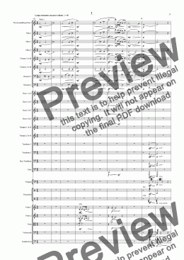 page one of Symphony No 01 3rd movement