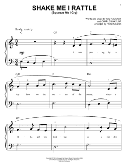page one of Shake Me I Rattle (Squeeze Me I Cry) (arr. Phillip Keveren) (Big Note Piano)