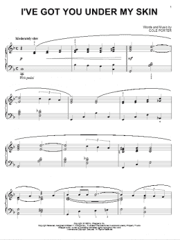 page one of I've Got You Under My Skin (Piano Solo)