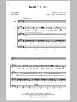 page one of Heart Of Glass (SATB Choir)