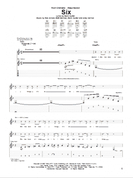 page one of Six (Guitar Tab)