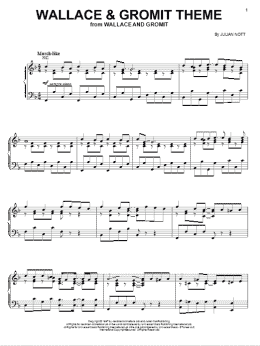 page one of Wallace And Gromit Theme (Piano, Vocal & Guitar Chords (Right-Hand Melody))