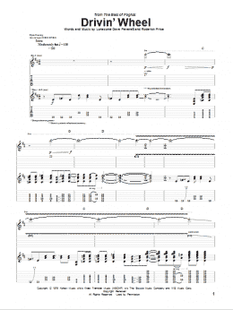 page one of Drivin' Wheel (Guitar Tab)