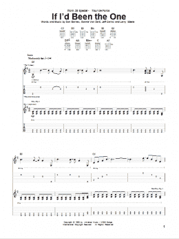 page one of If I'd Been The One (Guitar Tab)