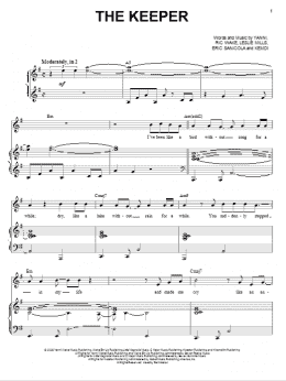 page one of The Keeper (Piano, Vocal & Guitar Chords (Right-Hand Melody))