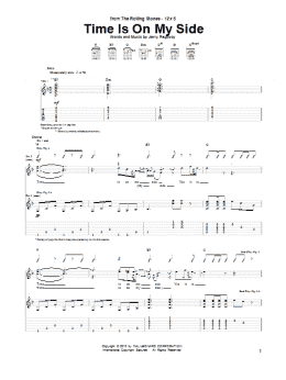 page one of Time Is On My Side (Guitar Tab)