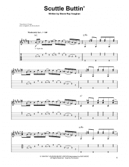 page one of Scuttle Buttin' (Guitar Tab (Single Guitar))