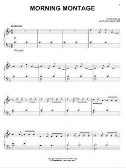 page one of Morning Montage (Piano Solo)