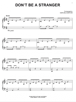 page one of Don't Be A Stranger (Piano Solo)