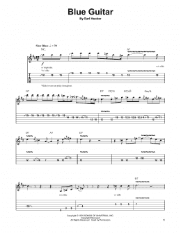 page one of Blue Guitar (Guitar Tab (Single Guitar))