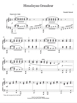 page one of Himalayan Grandeur (Educational Piano)