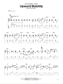 page one of Upward Mobility (Guitar Tab)