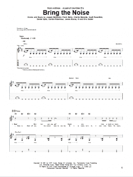 page one of Bring The Noise (Guitar Tab)