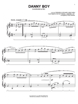 page one of Danny Boy (arr. Phillip Keveren) (Easy Piano)