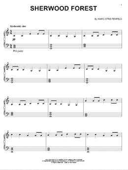 page one of Sherwood Forest (Piano Solo)