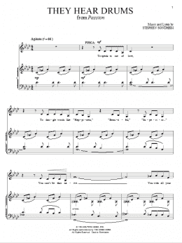 page one of They Hear Drums (Piano & Vocal)