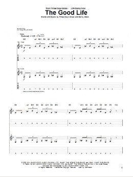page one of The Good Life (Guitar Tab)