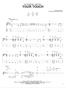 page one of Your Touch (Guitar Tab)