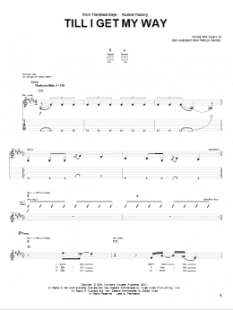 page one of Till I Get My Way (Guitar Tab)