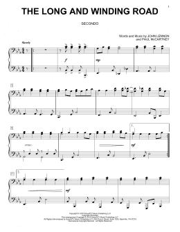 page one of The Long And Winding Road (Piano Duet)