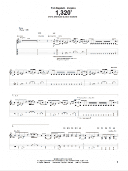 page one of 1,320' (Guitar Tab)