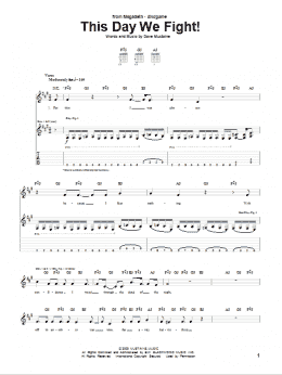 page one of This Day We Fight! (Guitar Tab)