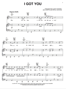 page one of I Got You (Piano, Vocal & Guitar Chords (Right-Hand Melody))