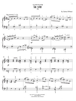page one of Life (Educational Piano)