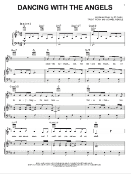 page one of Dancing With The Angels (Piano, Vocal & Guitar Chords (Right-Hand Melody))