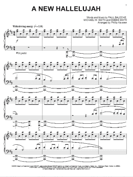 page one of A New Hallelujah [Jazz version] (arr. Phillip Keveren) (Piano Solo)