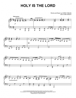 page one of Holy Is The Lord (Piano Solo)