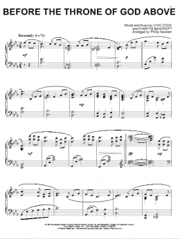 page one of Before The Throne Of God Above [Jazz version] (arr. Phillip Keveren) (Piano Solo)