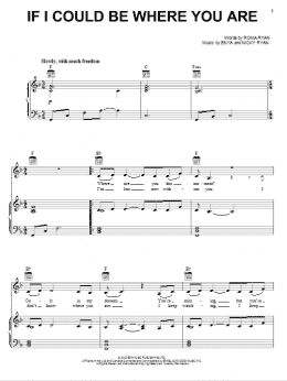 page one of If I Could Be Where You Are (Piano, Vocal & Guitar Chords (Right-Hand Melody))