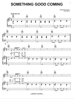 page one of Something Good Coming (Piano, Vocal & Guitar Chords (Right-Hand Melody))