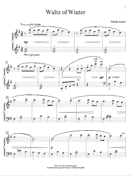 page one of Waltz Of Winter (Educational Piano)