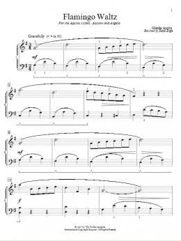 page one of Flamingo Waltz (Educational Piano)