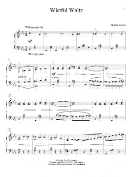 page one of Wistful Waltz (Educational Piano)