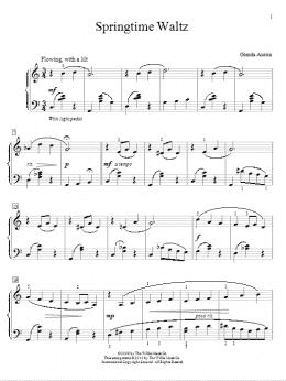 page one of Springtime Waltz (Educational Piano)