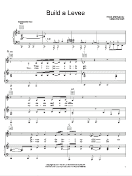 page one of Build A Levee (Piano, Vocal & Guitar Chords (Right-Hand Melody))