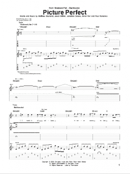 page one of Picture Perfect (Guitar Tab)