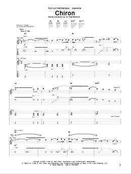 page one of Chiron (Guitar Tab)